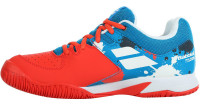 Tenisice za djecu Babolat Pulsion All Court Junior - tomato red/blue aster Tenisice za djecu Babolat Pulsion All Court Junior - tomato red/blue aster