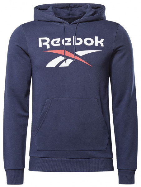 Herren Tennissweatshirt Reebok Identity Big Logo Hoodie - vector navy
