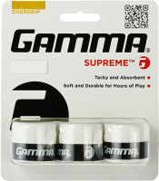 Grips de tennis Gamma Supreme white 3P