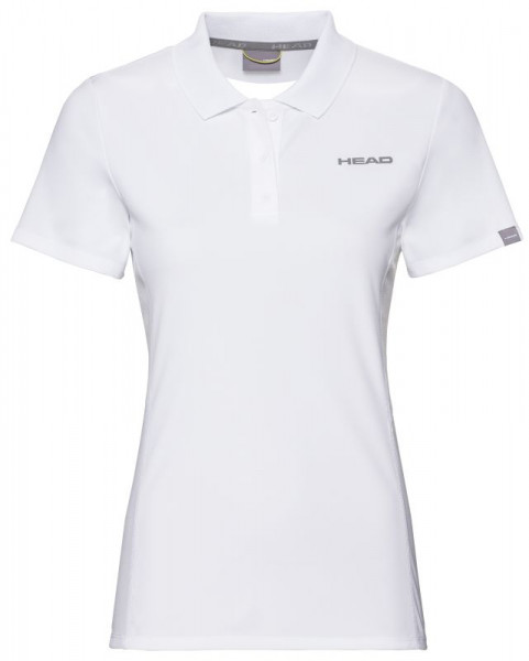 Dievčenské tričká Head Club Tech Polo Shirt - white
