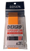 Viršutinės koto apvijos Gosen Super Overgrip Long 1P - Oranžinė