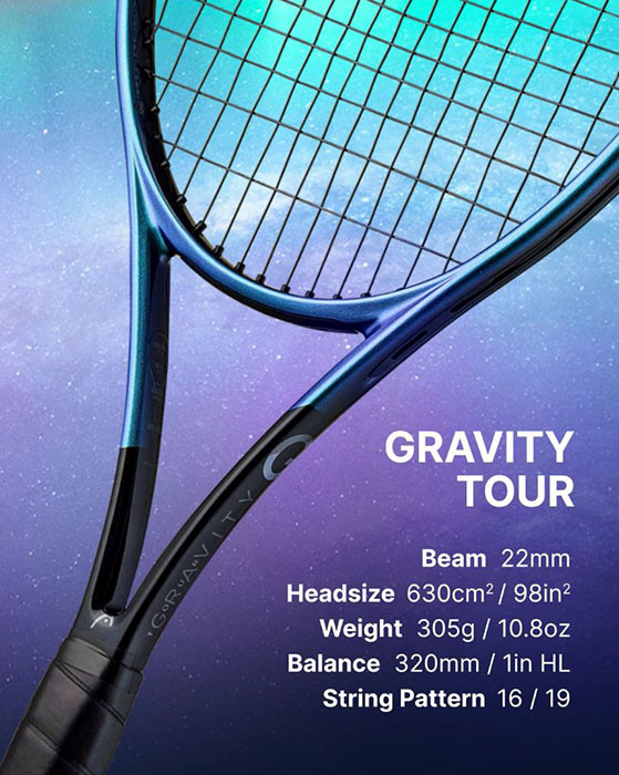 Head Gravity 2025 | Tennis Zone | Tennis Shop