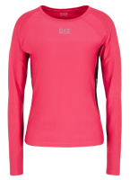 Teniso džemperis moterims EA7 Man Jersey T-Shirt - pink peacock