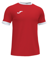 Men's T-shirt Joma Open III Short Sleeve T-Shirt  - red