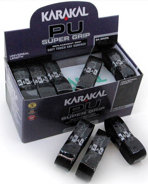 Squash Basisgriffbänder Karakal PU Super Grip (1 szt.) - black