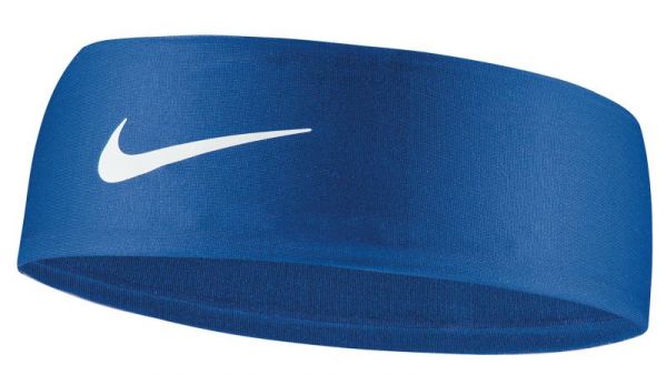 Bend za glavu Nike Dri-Fit Fury Headband - game royal/white