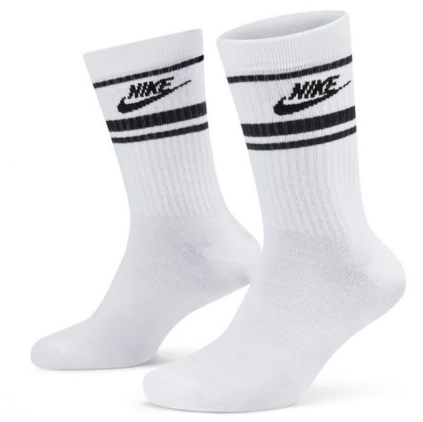 Zokni Nike Sportswear Everyday Essential Crew 3P - white/black/black