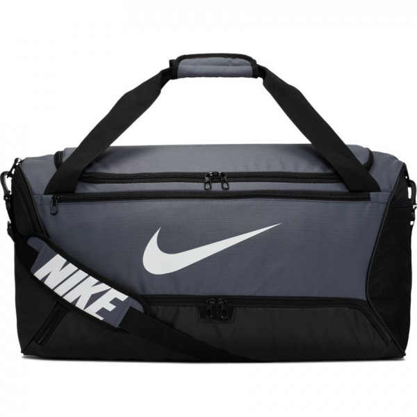 Sportovní taška Nike Brasilia Training Duffle Bag - flint grey/black/white
