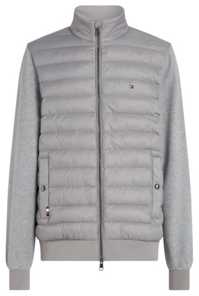 Men's jacket Tommy Hilfiger Mix Media Stand CLLR - Gray