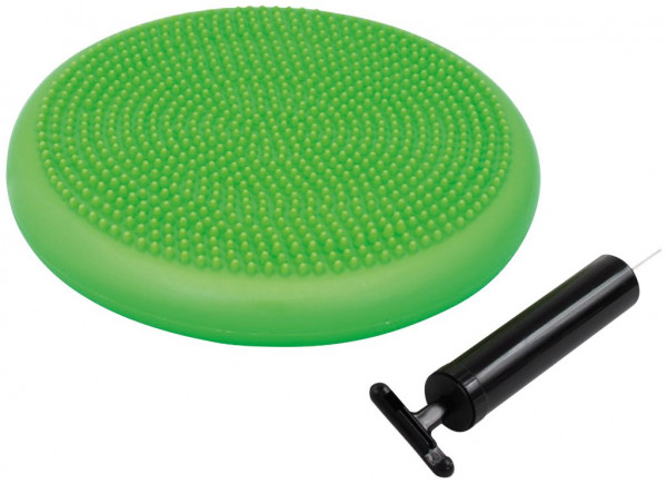 Balančný disk Schildkröt Balance Cushion With Hand Pump - green