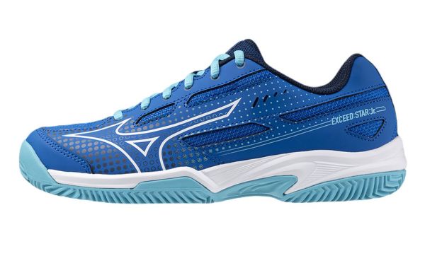 Zapatillas de tenis para niños Mizuno Exceed Star Jr. CC - Azul