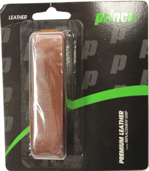 Tenisz markolat - csere Prince Premium Leather tan 1P