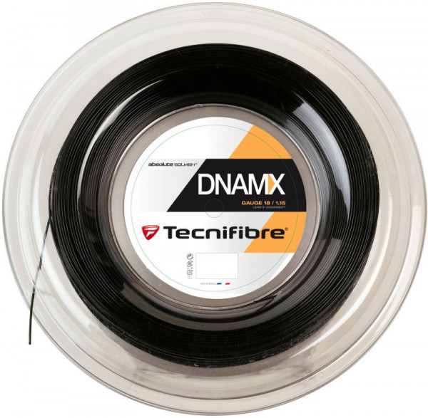 Naciąg do squasha Tecnifibre DNAMX (200 m) - black