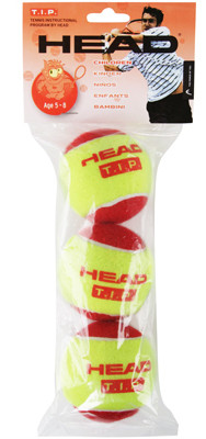 Juniorskie piłki tenisowe Head T.I.P. Red 3B