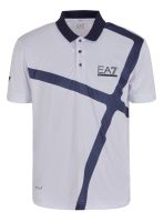 Polo de tennis pour hommes EA7 Man Jersey Polo Shirt - white