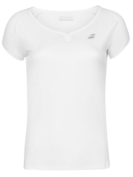 Marškinėliai moterims Babolat Play Cap Sleeve Top Women - white