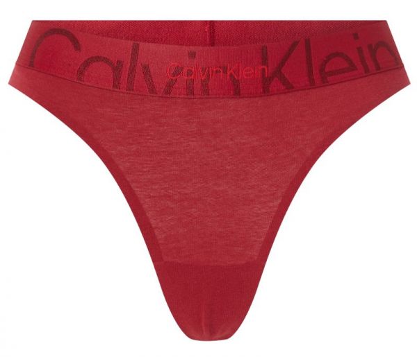 Women's panties Calvin Klein Thong 1P - red carpet