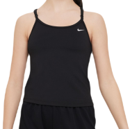 Girls' T-shirt Nike Dri-FIT Indy Tank Sports Bra - black/white
