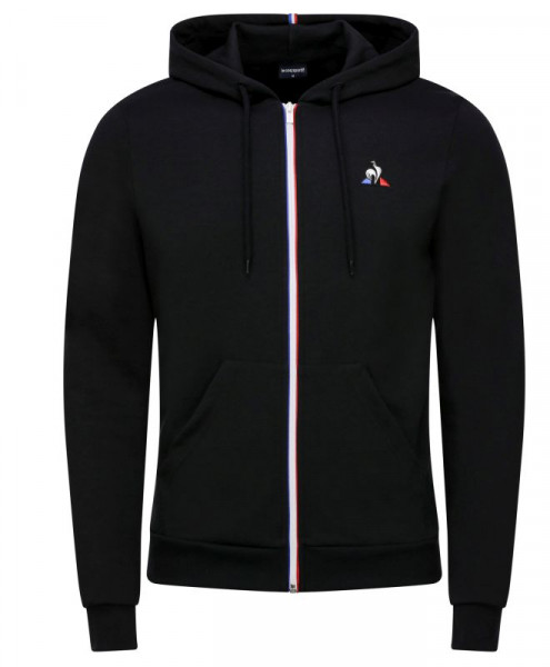 Herren Tennissweatshirt Le Coq Sportif ESS FZ Hoody No.2 M - black