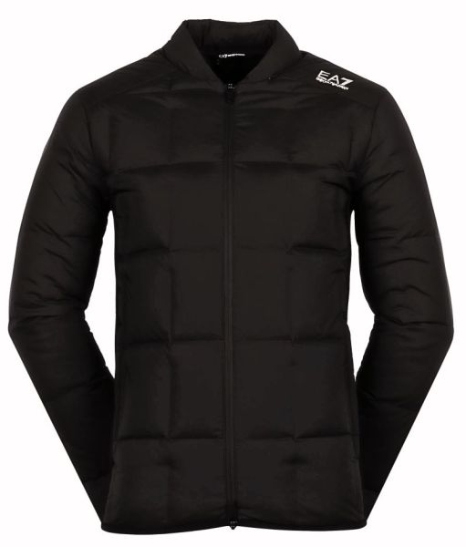 Herren Tennisjacke EA7 Man Woven Down - Schwarz