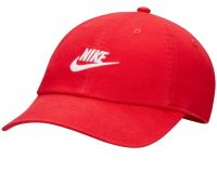 Czapka tenisowa Nike Club Unstructured Futura Wash Cap - university red/black