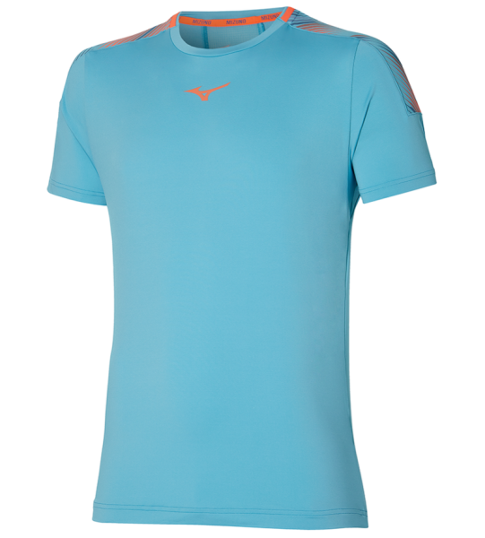 Men's T-shirt Mizuno Shadow Tee - maui blue