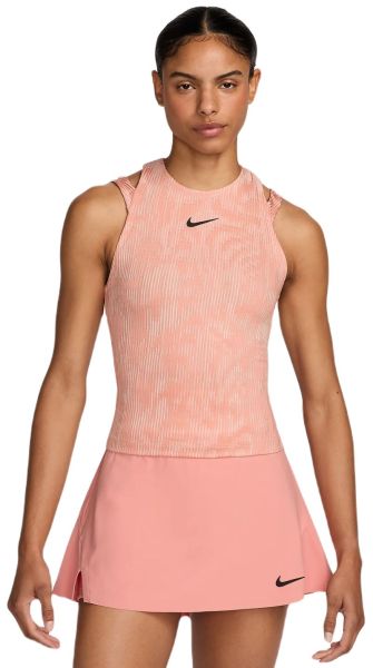 Damski top tenisowy Nike Court Dri-Fit Slam RG Tank Top - Czarny, Różowy