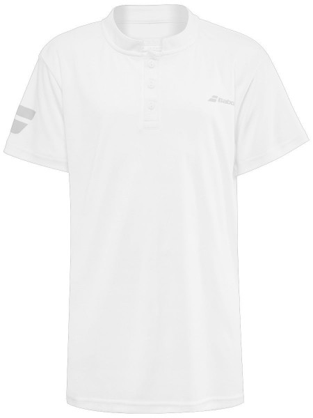 T-krekls zēniem Babolat Play Polo Boy - white/white