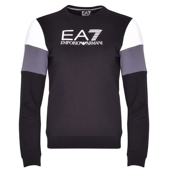 Dječački sportski pulover EA7 Boys Jersey Sweatshirt - black