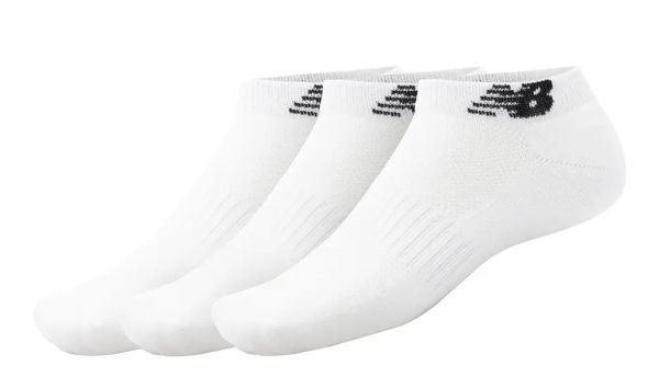 Čarape za tenis New Balance No Show 3P - white