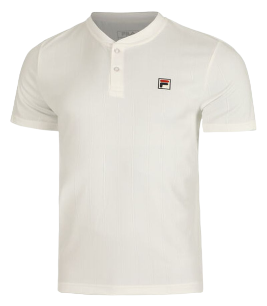 Men's Polo T-shirt Fila Addison - White