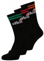 Tennissocken Ellesse Pullo 3P Socks - black