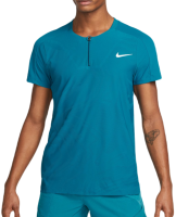 Men's Polo T-shirt Nike Court Dri-Fit Adventage Slam Tennis Polo - green abyss/white