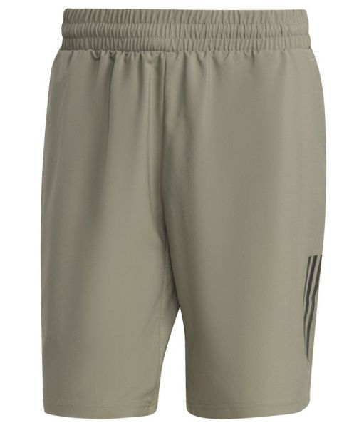 Férfi tenisz rövidnadrág Adidas Club 3-Stripes Tennis Shorts - silver pebble