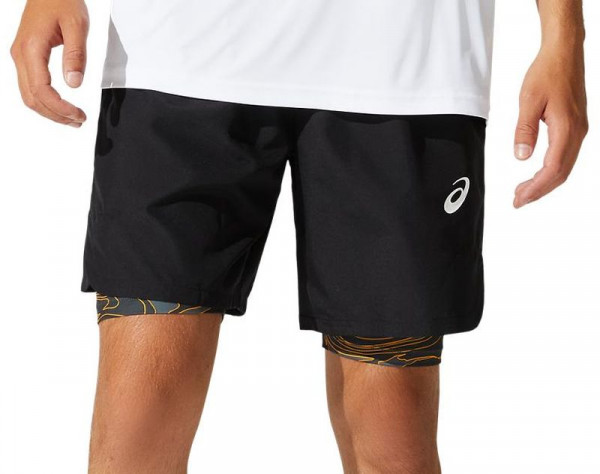 Shorts de tenis para hombre Asics Court 2N1 Short M - performance black