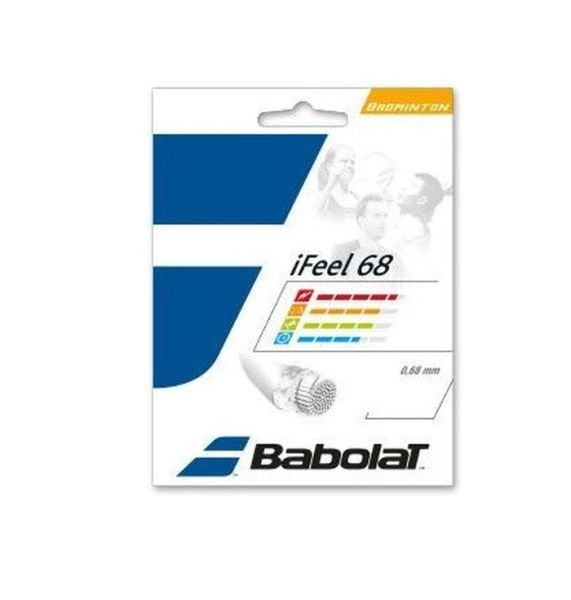 Badminton string Babolat iFeel 68 - white