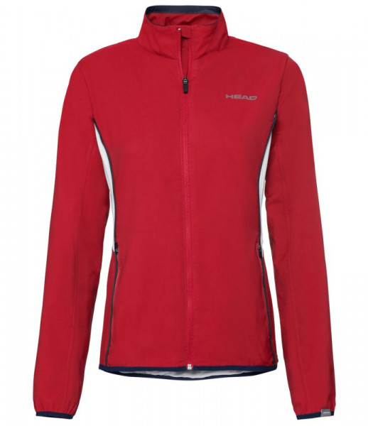 Damen Tennissweatshirt Head Club Jacket W - red