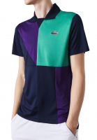 Meeste tennisepolo Lacoste SPORT Colour-Block Ultra-Dry Piqué Tennis Polo - navy blue/purple/green Meeste tennisepolo Lacoste SPORT Colour-Block Ultra-Dry Piqué Tennis Polo - navy blue/purple/green
