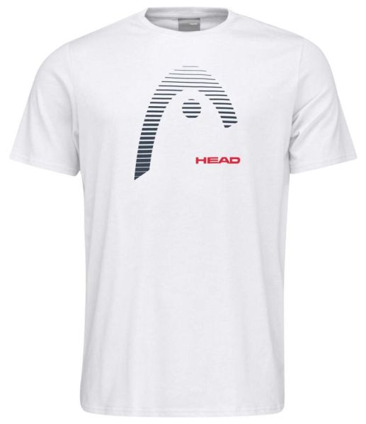 Maglietta per ragazzi Head Junior Club Carl T-Shirt - white
