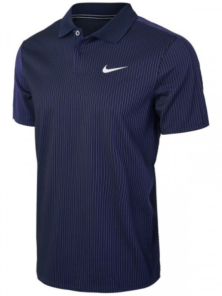 Tenisa polo krekls vīriešiem Nike Dri-Fit ADV Slam Polo M - obsidian/obsidian/white