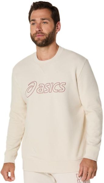 Men's Jumper Asics Sweat Shirt - Beige