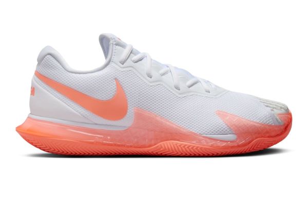 Ανδρικά παπούτσια Nike Air Zoom Vapor Cage 4 Rafa Clay - white/bright mango/white