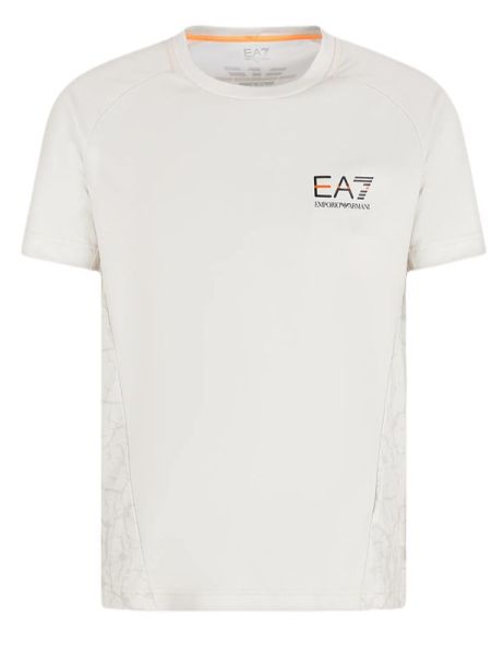 Męski T-Shirt EA7 Man Jersey T-Shirt - rainy day