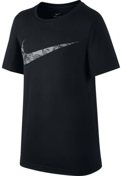  Nike Boys Dry Top SS GFX Legacy - black