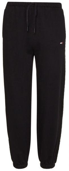 Pantalones de tenis para mujer Tommy Hilfiger Relaxed Branded Sweatpant - black