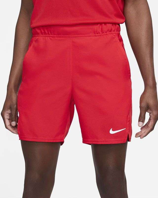 Men's shorts Nike Court Dri-Fit Victory Short 7in M - university red/white | Tennis Shop Strefa 