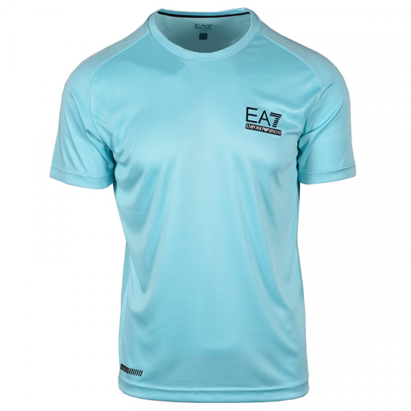  EA7 Man Jersey T-Shirt - blue curacao