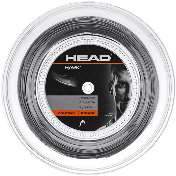 Naciąg tenisowy Head HAWK (200 m) - grey