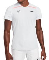 Tricouri bărbați Nike Court Dri-Fit Advantage Rafa Top - pure platinum/pink gaze/black