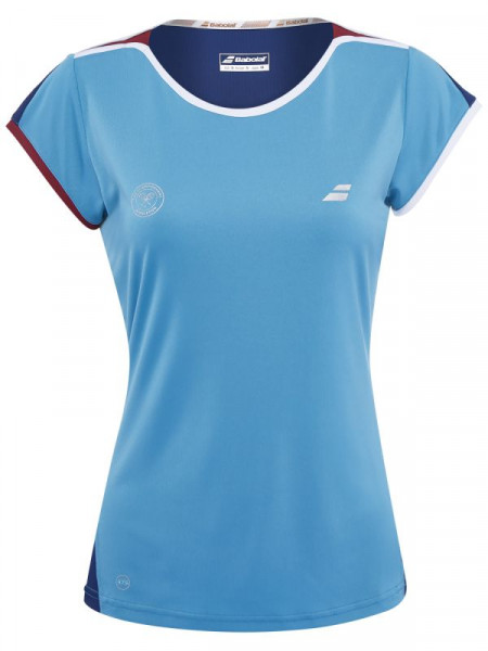  Babolat Performance Cap Sleeve Top Women Wimbledon - niagara/estate blue